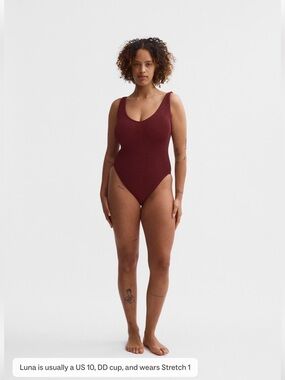 YouSwim Eva One Piece in Garnet